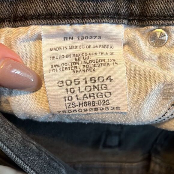 Lee Women's Black Classic Relaxed Fit Stretch Dark Wash Ankle Jeans - Picture 6 of 6